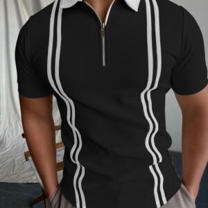 Color Zip Style Polo – Trendy, Stylish & Comfortable for Effortless Casual Wear