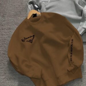 "Trendy printed sweatshirt featuring bold graphics, soft fabric, and a comfortable fit. Ideal for casual wear and adding a statement to your everyday style."