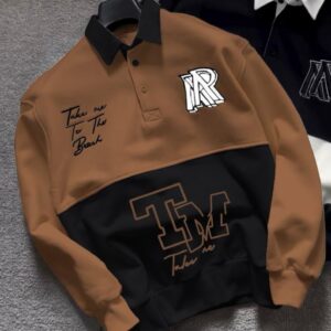 "Trendy printed sweatshirt featuring bold graphics, soft fabric, and a comfortable fit. Ideal for casual wear and adding a statement to your everyday style."