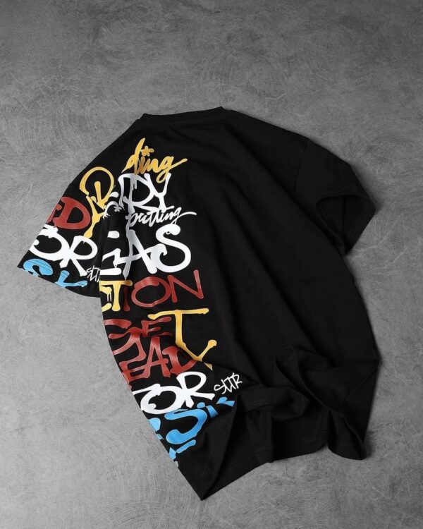 Writing printed Drop shoulder - Image 2