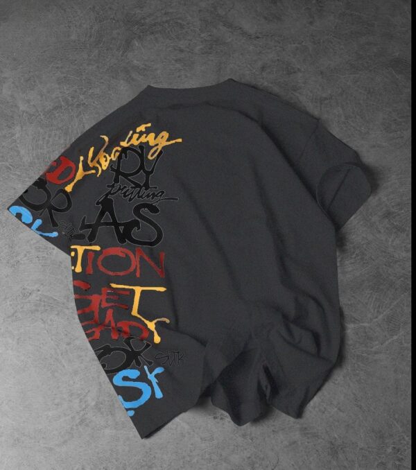 Writing printed Drop shoulder - Image 6
