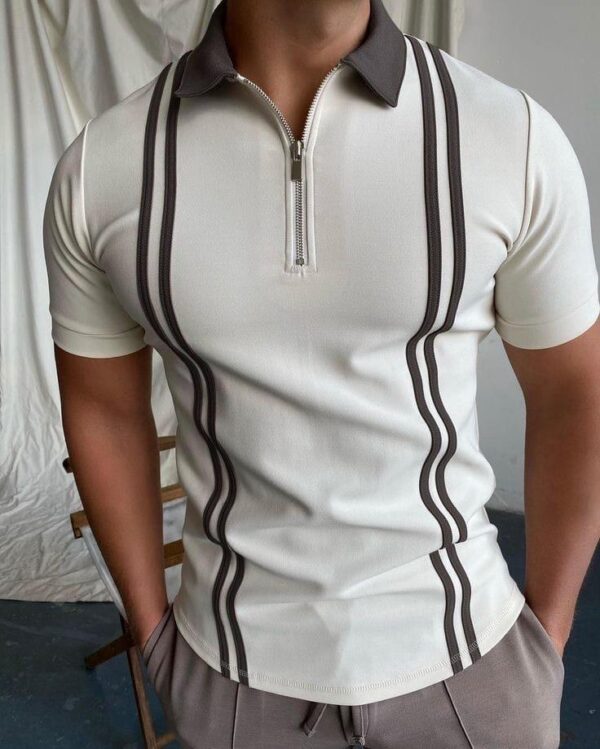 Color Zip Style Polo – Trendy, Stylish & Comfortable for Effortless Casual Wear