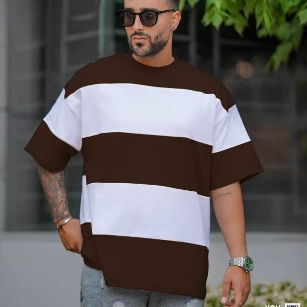 "Trendy Three-Panel Drop Shoulder Sweater – Oversized, Casual Chic, Cozy Street Style"