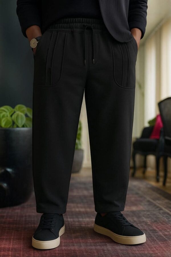 Men's Slim Fit Pocket Stripe Trousers – Casual & Stylish Everyday Wear - Image 2