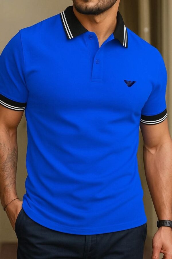 Premium Collar Embroidered Polo T-Shirt