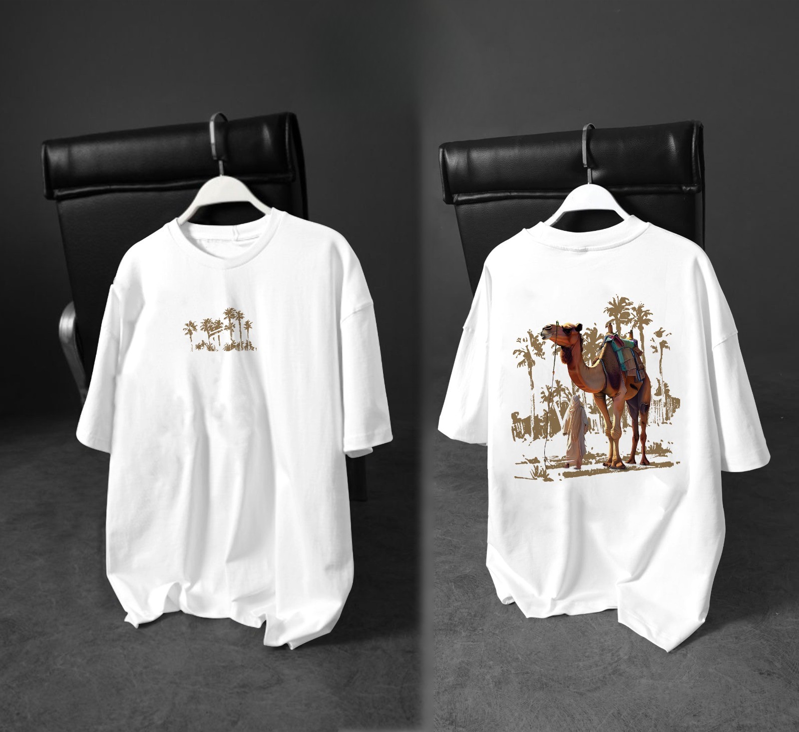 Urdu DTF Print Drop Shoulder T-Shirt | Sangat - Image 3