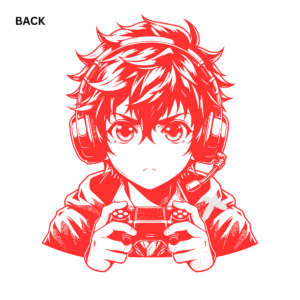 Gamer Graphic Drop Shoulder T-Shirt