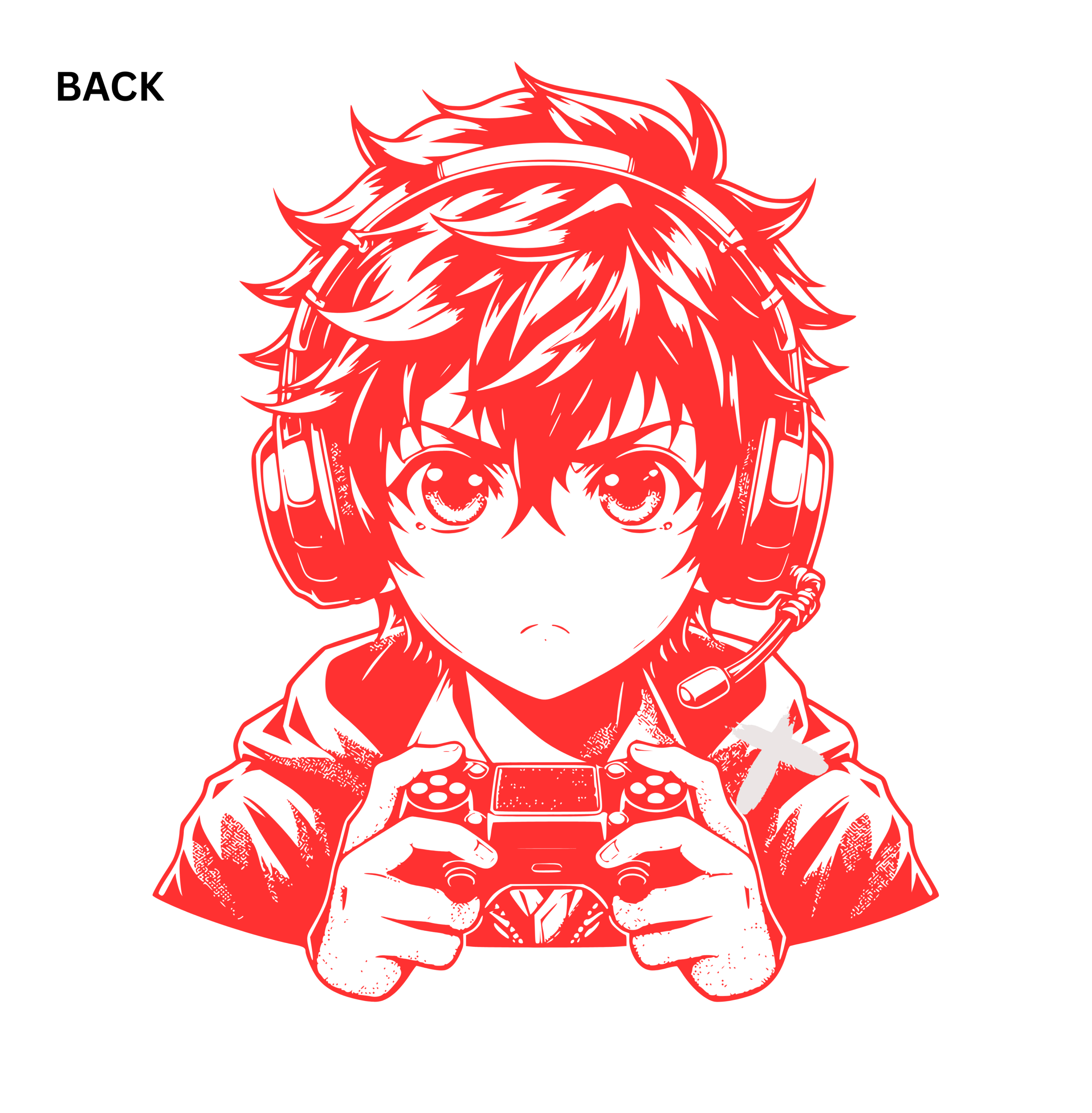 Gamer Graphic Drop Shoulder T-Shirt