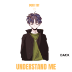 Don't Try To Understand Me printed Drop Shoulder T shirt