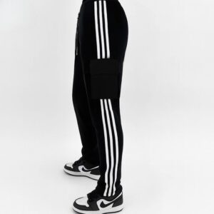 Cargo Pocket Stripe Trouser | Trendy Streetwear Comfort