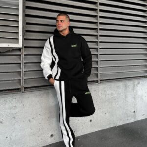 Next Printed Tracksuit for Men – Contrast Panel Design