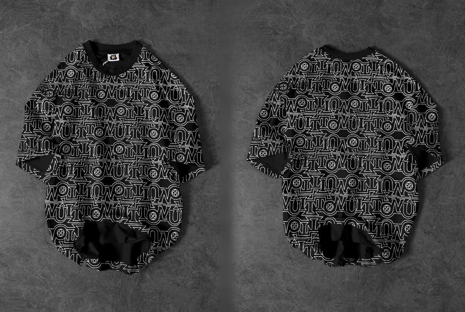 Oversized Print Drop Shoulder Shirt - Image 2