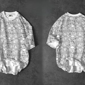 Oversized Print Drop Shoulder Shirt